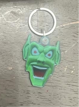 Goblin head keychain