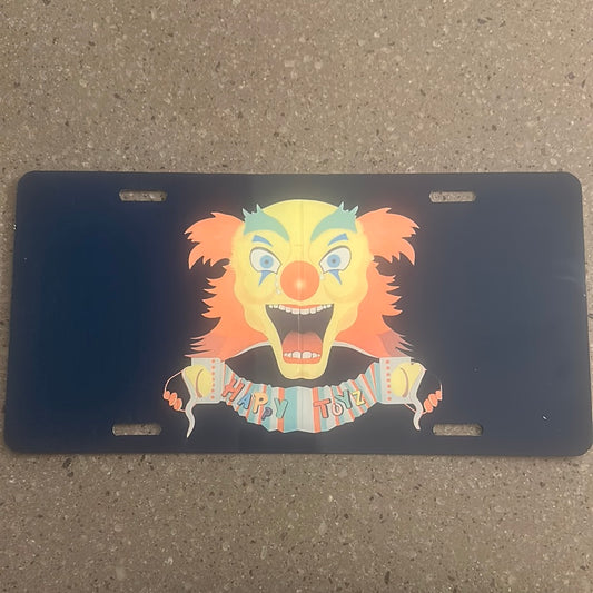 Clown license plate
