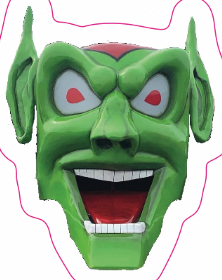 Goblin head sticker